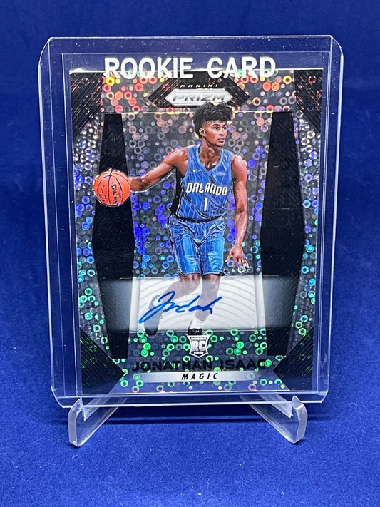 JONATHAN ISAAC 2017-18 PANINI PRIZM DISCO SILVER PRIZM AUTO ROOKIE RC #73