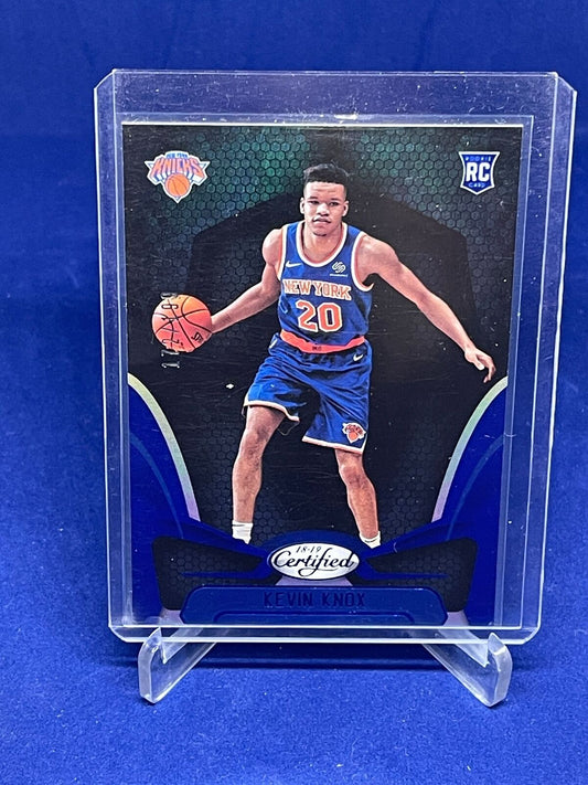 KEVIN KNOX 2018-19 PANINI CERTIFIED BLUE ROOKIE RC #D 172/199
