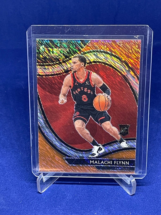 MALACHI FLYNN 2020-21 PANINI SELECT COURTSIDE SHIMMER PRIZM ROOKIE RC #272