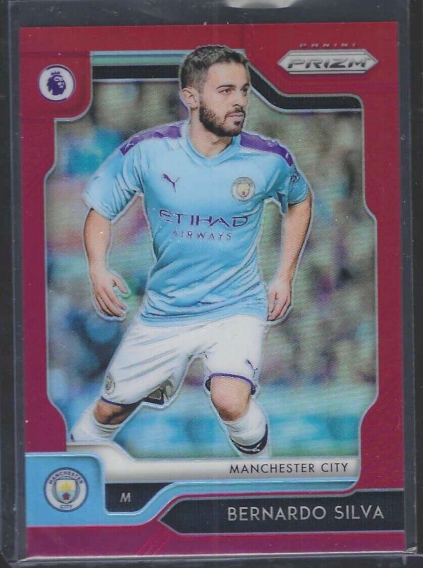 BERNARDO SILVA 2019-20 PANINI PRIZM EPL RED PRIZM RC #D /149