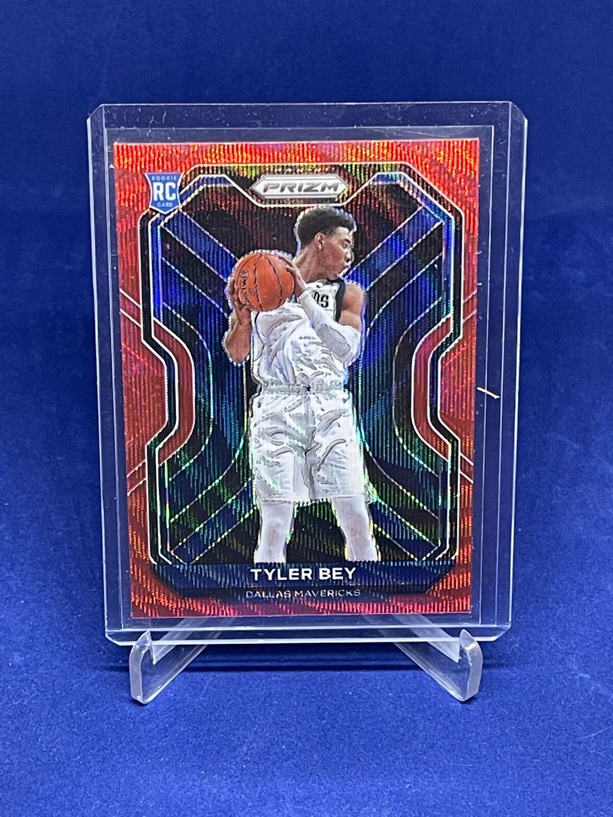 TYLER BEY 2020-21 PANINI PRIZM RUBY WAVE PRIZM ROOKIE RC #251
