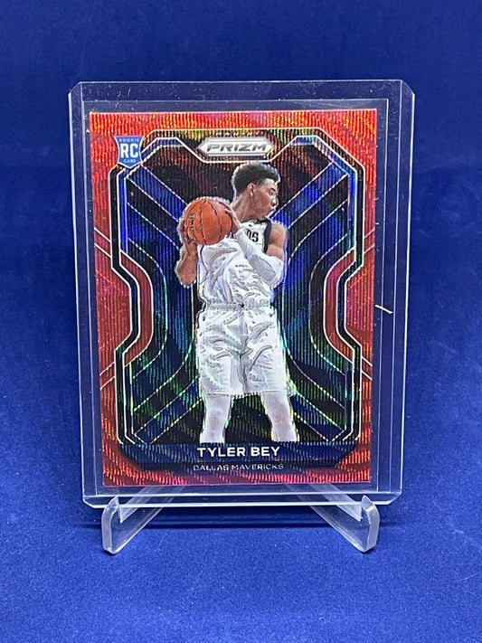 TYLER BEY 2020-21 PANINI PRIZM RUBY WAVE PRIZM ROOKIE RC #251