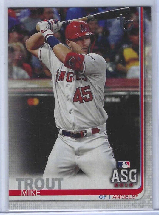 MIKE TROUT 2019 TOPPS UPDATE SERIES ALL STAR GAME VINTAGE STOCK #D 10/99