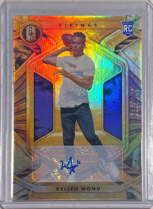 KELLEN MOND 2021 PANINI GOLD STANDARD AUTO ROOKIE RC #D 060/149