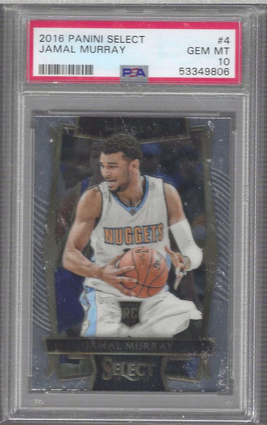 JAMAL MURRAY 2016 PANINI SELECT ROOKIE RC PSA 10 GEM MINT