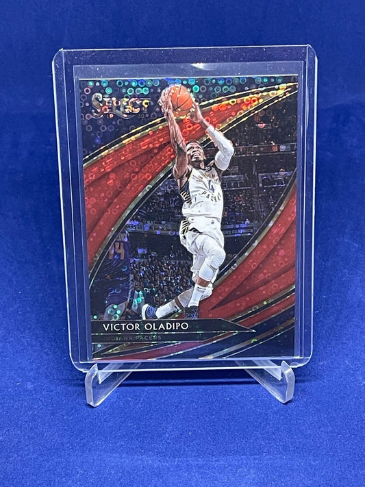 VICTOR OLADIPO 2019-20 PANINI SELECT COURTSIDE RED DISCO PRIZM #D 28/49