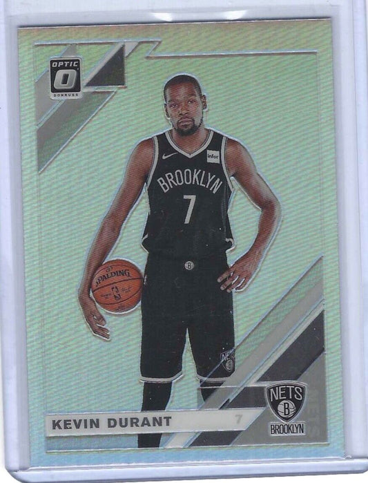 KEVIN DURANT 2018-19 PANINI DONRUSS OPTIC SILVER HOLO PRIZM #112