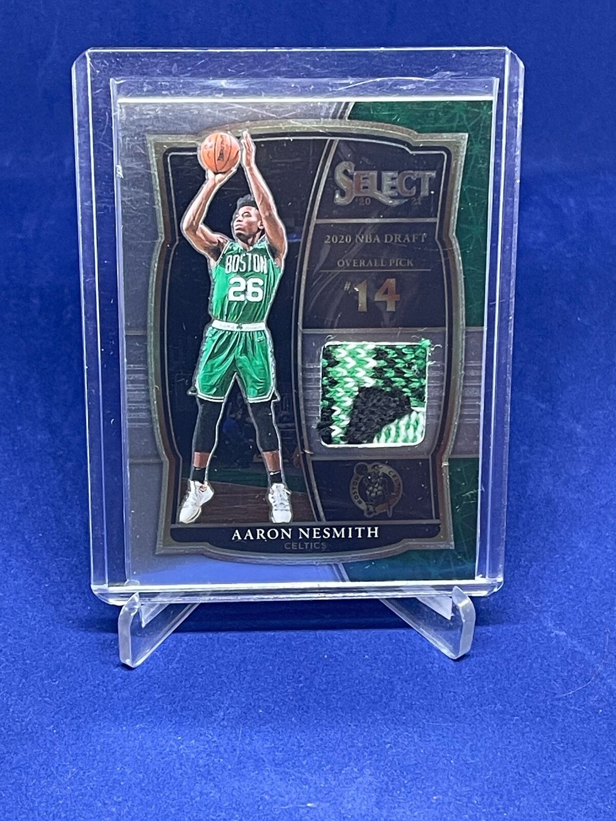 AARON NESMITH 2020-21 PANINI SELECT DRAFT SELECTIONS PATCH JERSEY ROOKIE RC