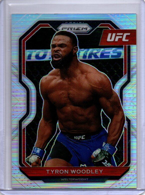 TYRON WOODLEY 2021 PANINI PRIZM UFC SILVER PRIZM #33