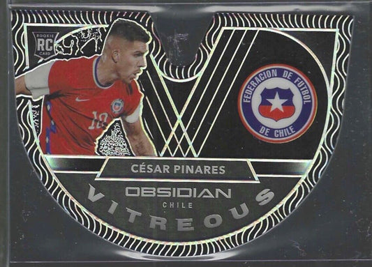 CESAR PINARES 2020-21 PANINI OBSIDIAN VITREOUS DIE CUT ROOKIE RC #D 78/99