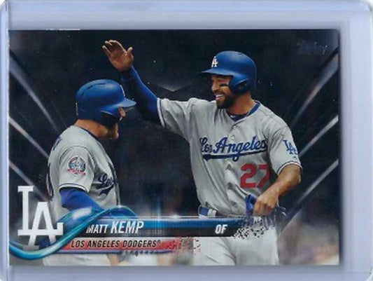 MATT KEMP 2018 TOPPS UPDATE SERIES BLACK #D 67/67
