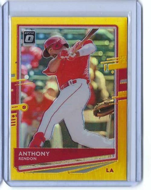 ANTHONY RENDON 2020 PANINI DONRUSS OPTIC GOLD PRIZM HOLO #D 10/10