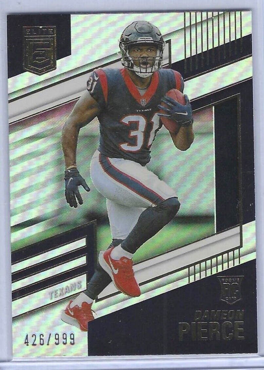 DAMEON PIERCE 2021 PANINI DONRUSS ELITE SILVER FOIL ROOKIE RC #D 426/999