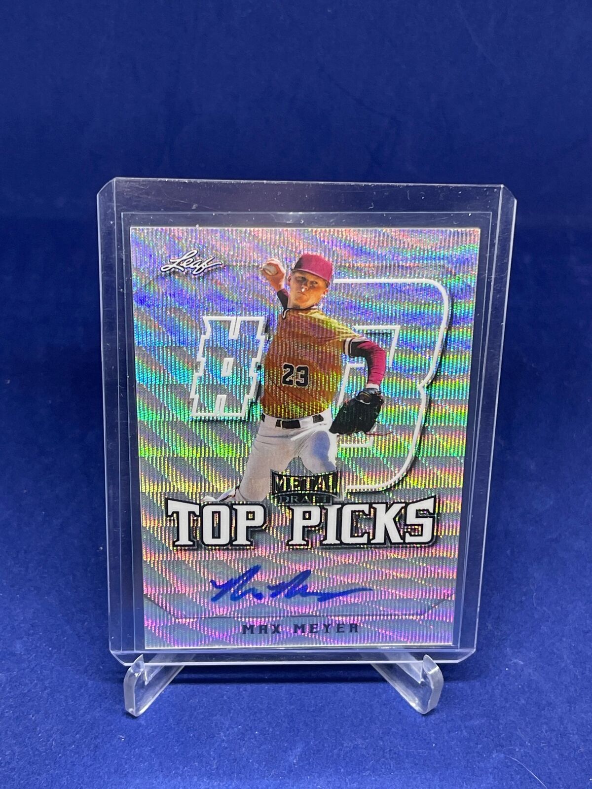 MAX MEYER 2020 LEAF METAL DRAFT TOP PICKS WAVE AUTO PROSPECT