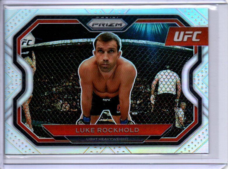LUKE ROCKHOLD 2021 PANINI PRIZM UFC SILVER PRIZM #113