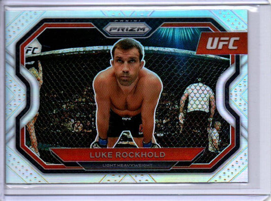 LUKE ROCKHOLD 2021 PANINI PRIZM UFC SILVER PRIZM #113