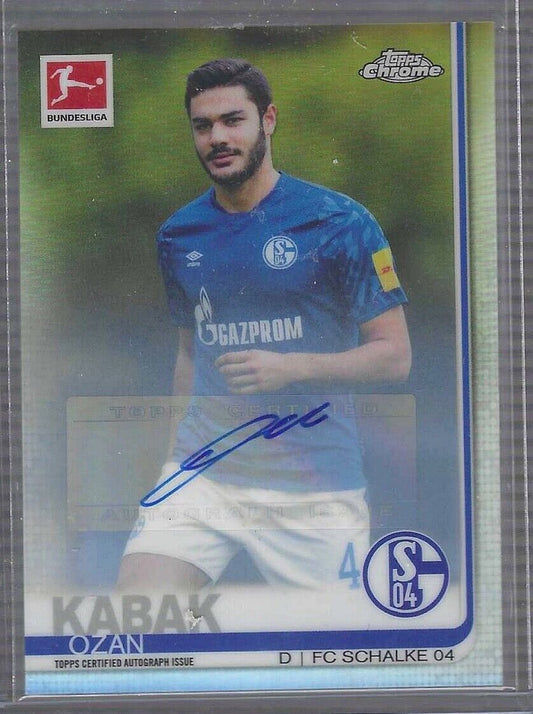 OZAN KABAK 2019-20 TOPPS CHROME ROOKIE REFRACTOR AUTO RC #47