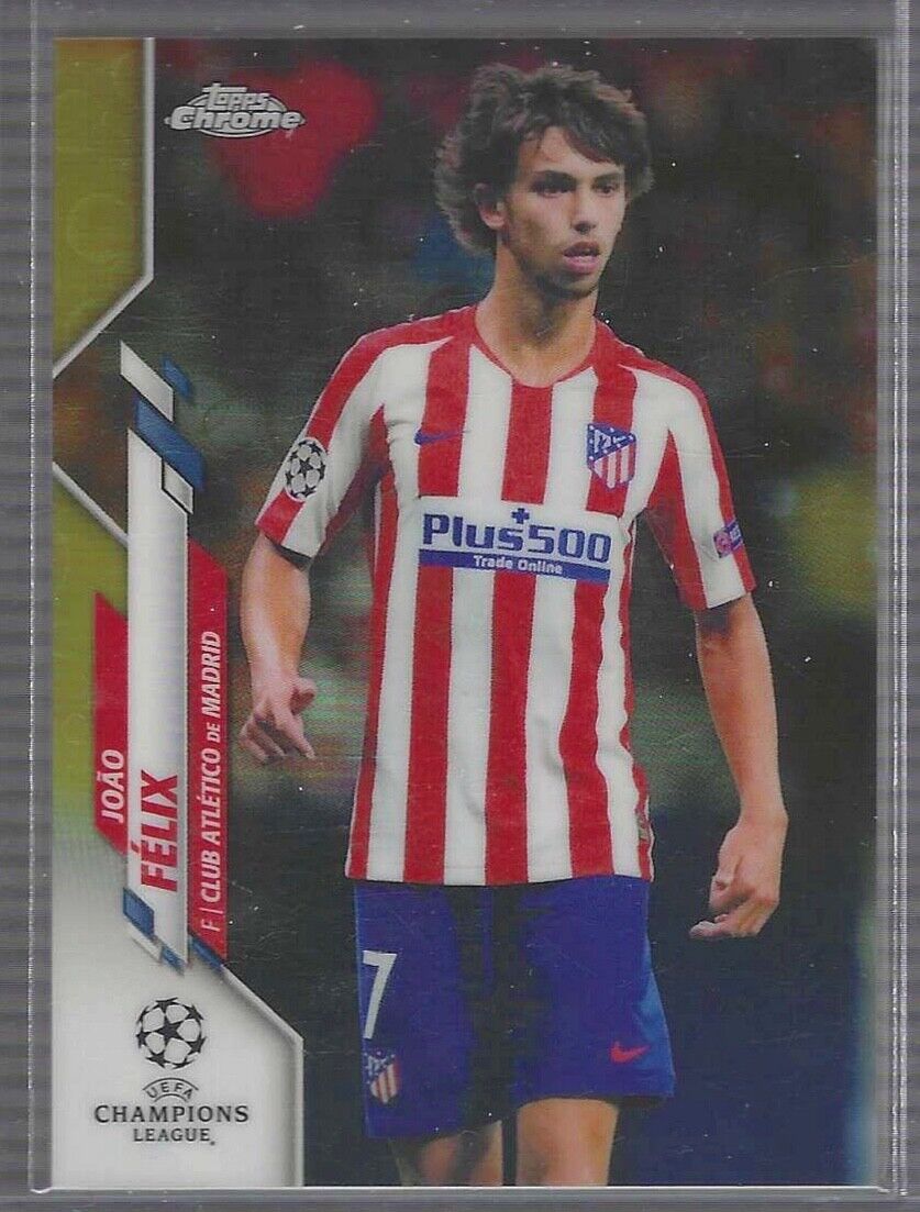 JOAO FELIX 2019-20 TOPPS CHROME GOLD BUBBLES REFRACTOR #25