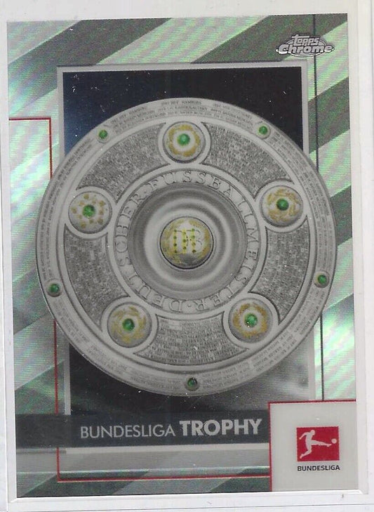 BUNDESLIGA TROPHY 2021-22 TOPPS CHROME BUNDESLIGA REFRACTOR SSP RARE #TB-02