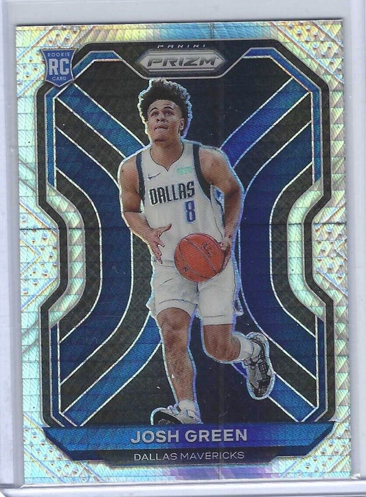 JOSH GREEN 2020-21 PANINI PRIZM SILVER HYPER PRIZM ROOKIE RC #274