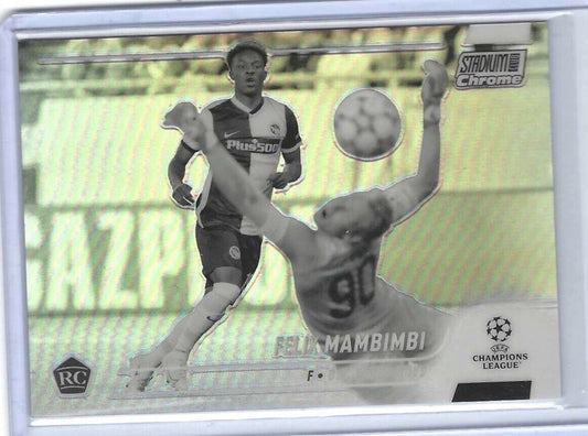 FELIX MAMBIMBI 2021-22 STADIUM CLUB CHROME NEGATIVE REFRACTOR RC #D 166/299