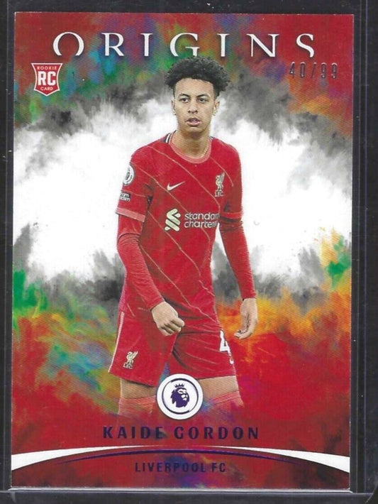 KAIDE GORDON 2021-22 PANINI CHRONICLES ORIGINS BLUE FOIL ROOKIE RC #D 40/99