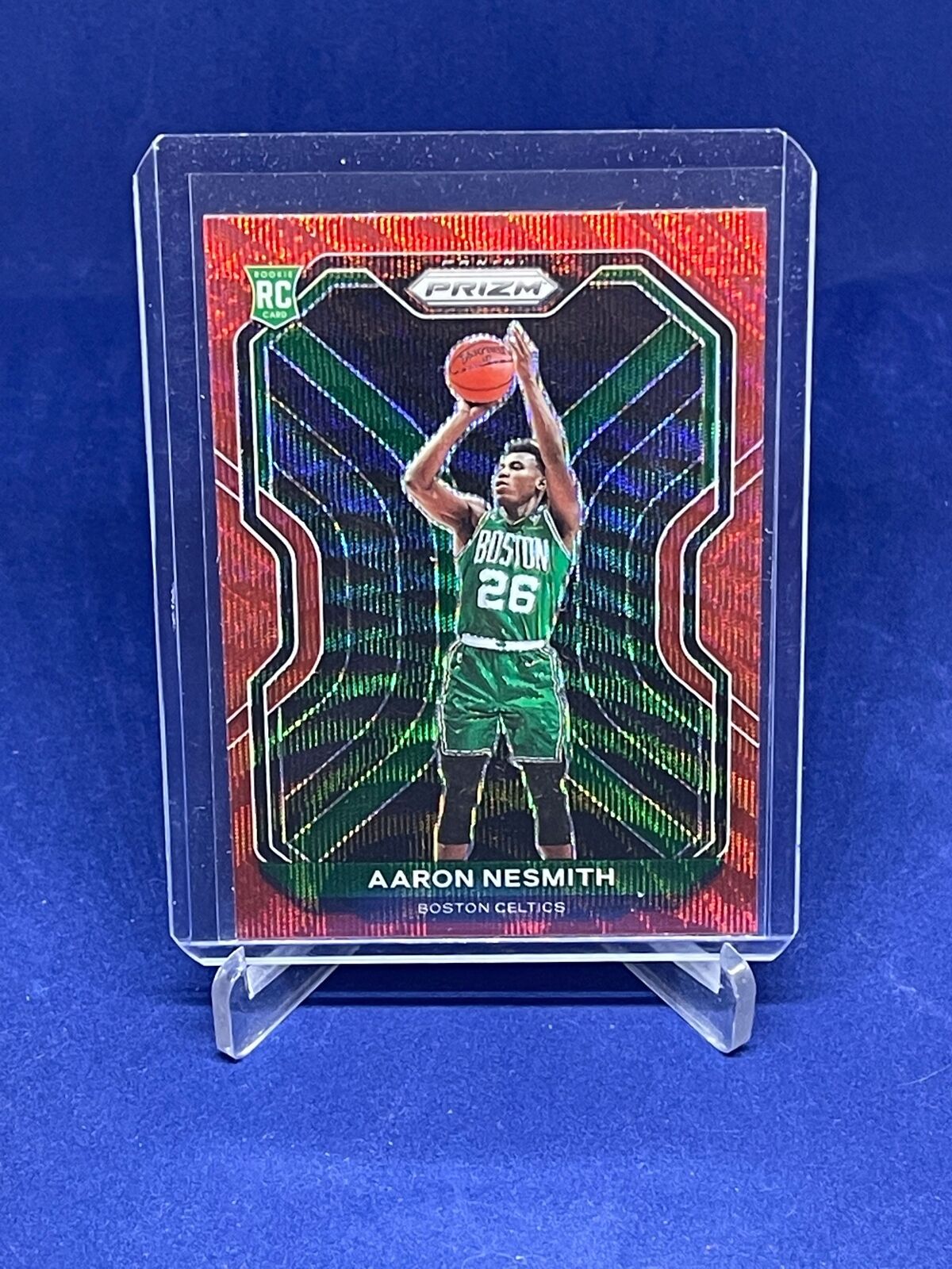 AARON NESMITH 2020-21 PANINI PRIZM RUBY WAVE PRIZM ROOKIE RC #282