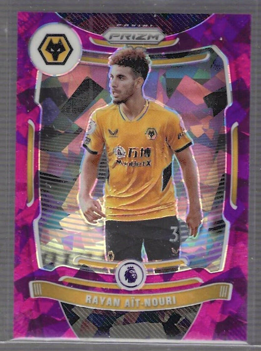 RAYAN AIT-NOURI 2021-22 PANINI PRIZM PURPLE CRACKED ICE PRIZM #D 24/49