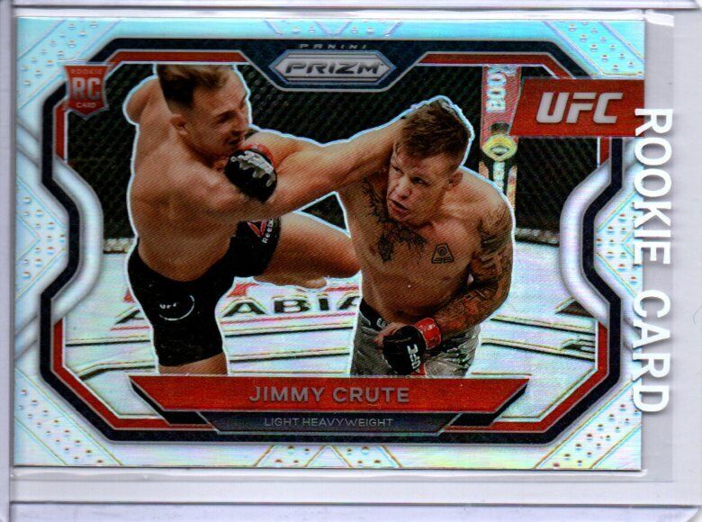 JIMMY CRUTE 2021 PANINI PRIZM UFC SILVER PRIZM RC #170