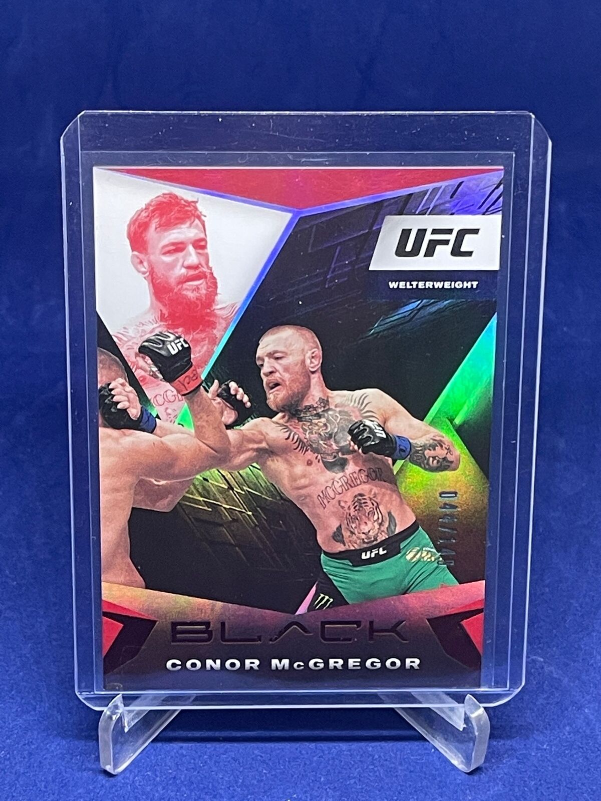 CONOR MCGREGOR 2021 PANINI CHRONICLES BLACK RED #D 44/149