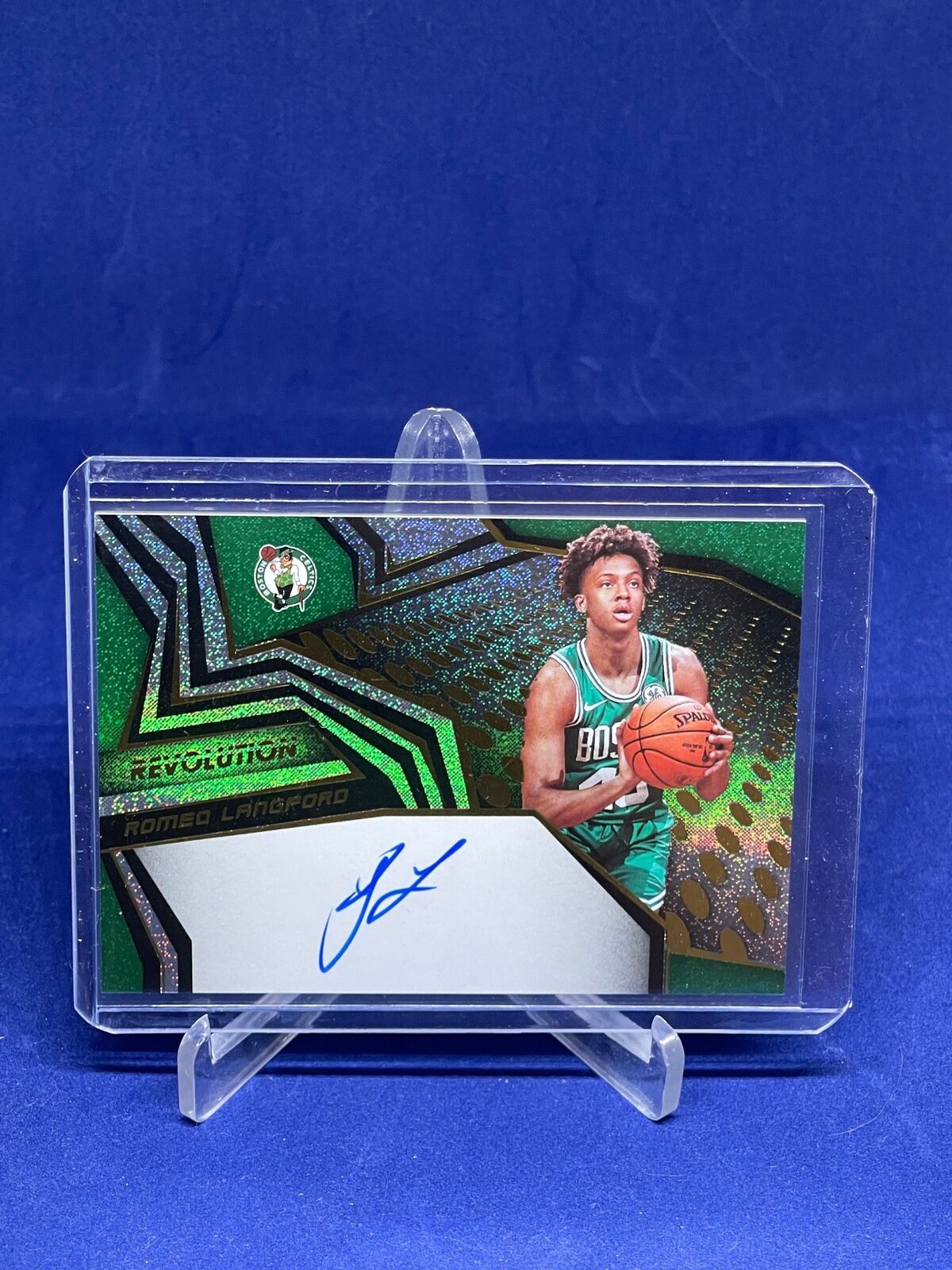 ROMEO LANGFORD 2019-20 PANINI REVOLUTION ON CARD AUTO ROOKIE RC
