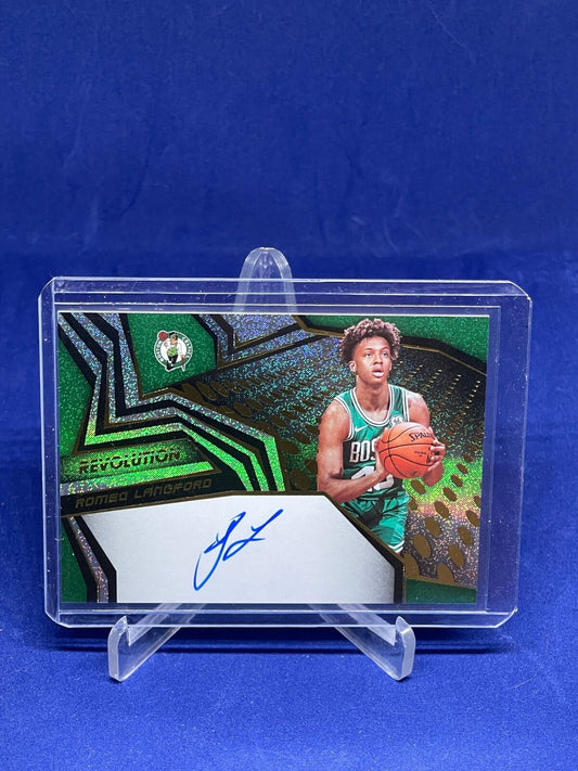 ROMEO LANGFORD 2019-20 PANINI REVOLUTION ON CARD AUTO ROOKIE RC