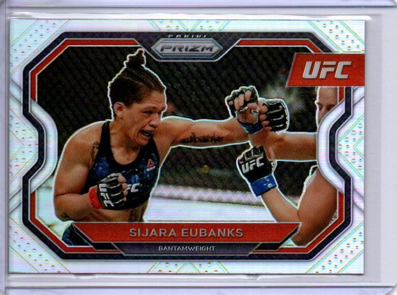 SIJARA EUBANKS 2021 PANINI PRIZM UFC SILVER PRIZM #157