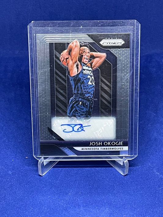 JOSH OKOGIE 2018-19 PANINI PRIZM AUTOGRAPH AUTO ROOKIE RC