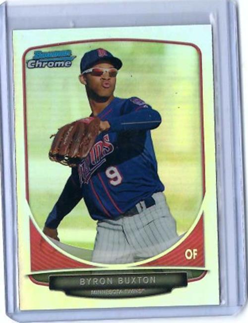 BYRON BUXTON 2013 TOPPS BOWMAN CHROME REFRACTOR PROSPECT #TP-1