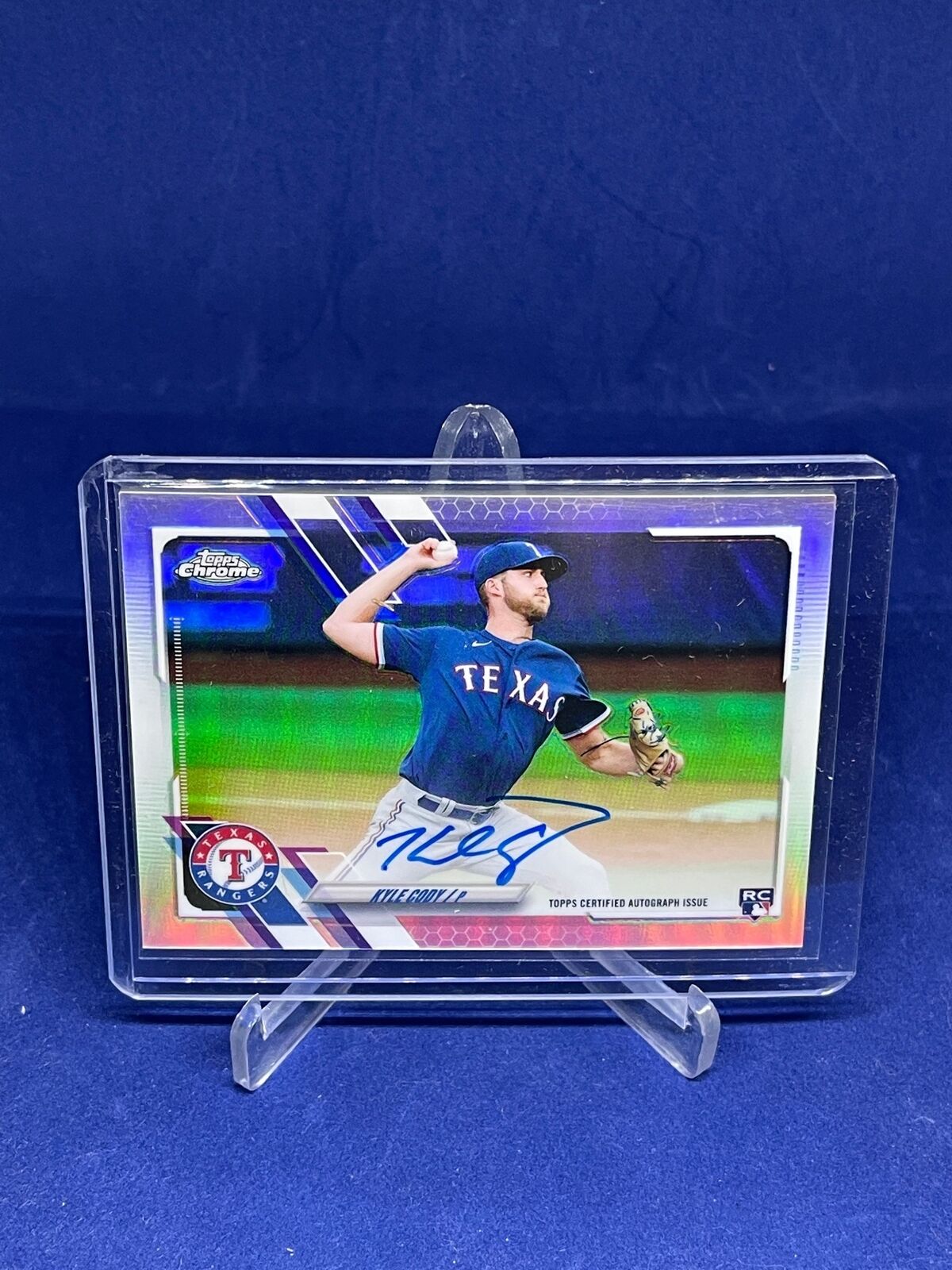 KYLE CODY 2021 TOPPS CHROME REFRACTOR ON CARD AUTO ROOKIE RC #D 194/499