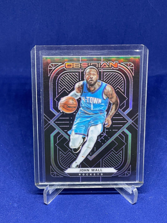 JOHN WALL 2020-21 PANINI OBSIDIAN ELECTRIC ETCH PURPLE #D 63/99