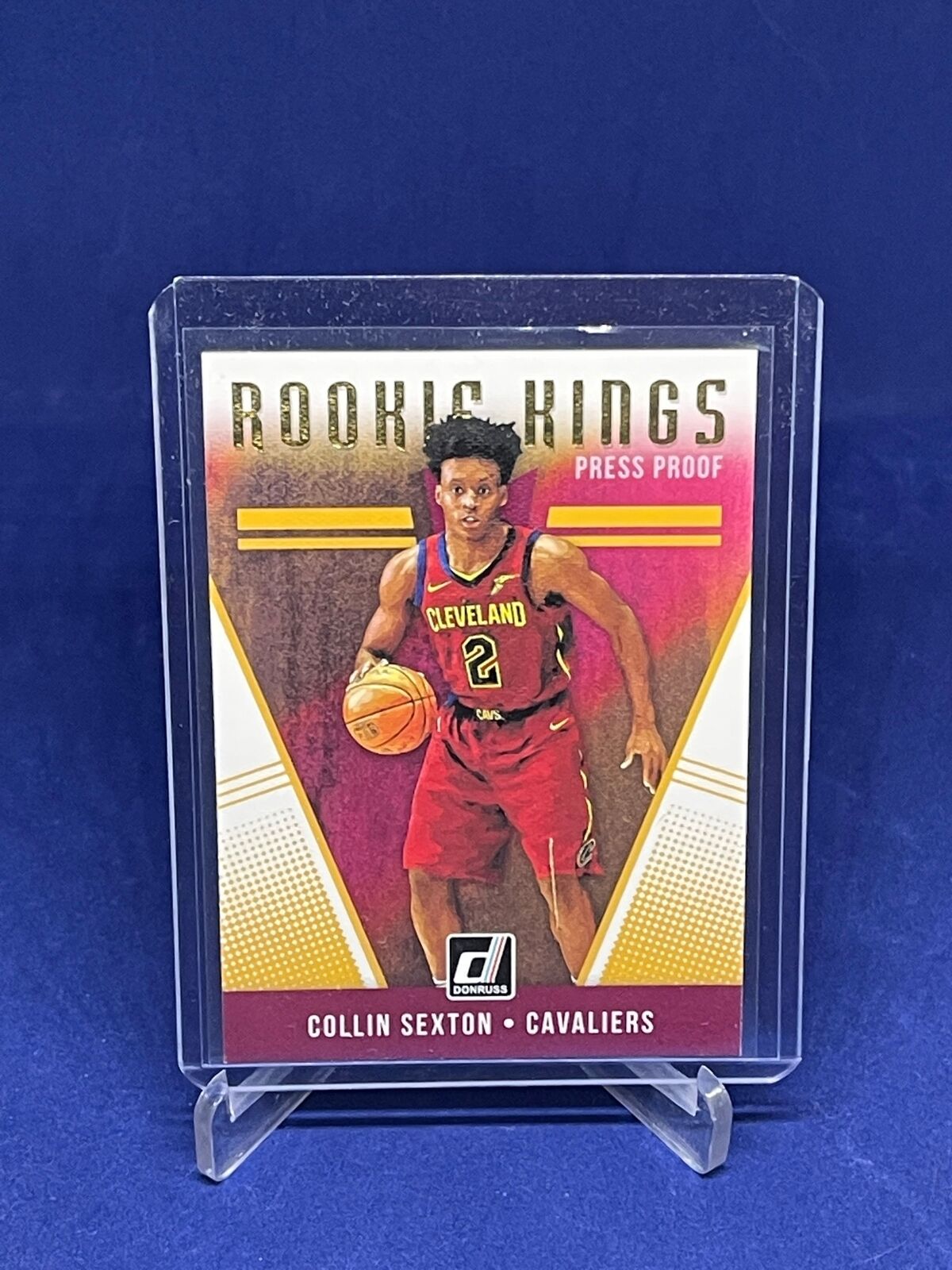 COLLIN SEXTON 2018-19 PANINI DONRUSS ROOKIE KINGS PRESS PROOF RC #16