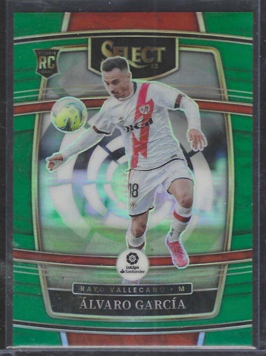 ALVARO GARCIA 2021-22 PANINI CHRONICLES SELECT GREEN PRIZM ROOKIE RC #D 3/5