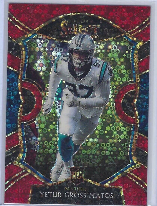 YETUR GROSS-MATOS 2020 SELECT CONCOURSE LEVEL RED DISCO PRIZM RC #D 3/49
