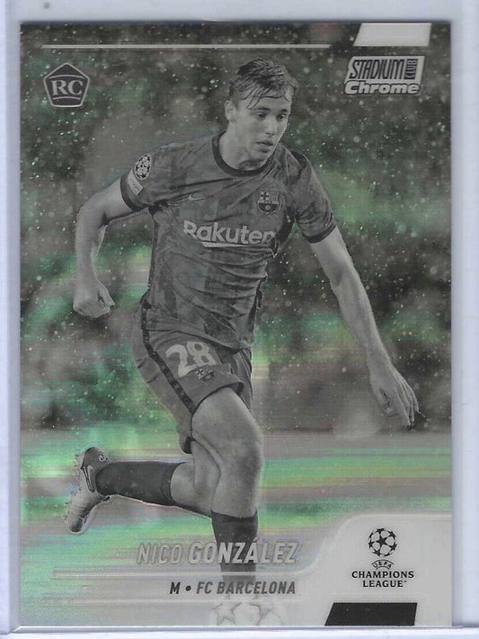 NICO GONZALEZ 2021-22 TOPPS STADIUM CLUB CHROME NEGATIVE REFRACTOR RC #D 217/299