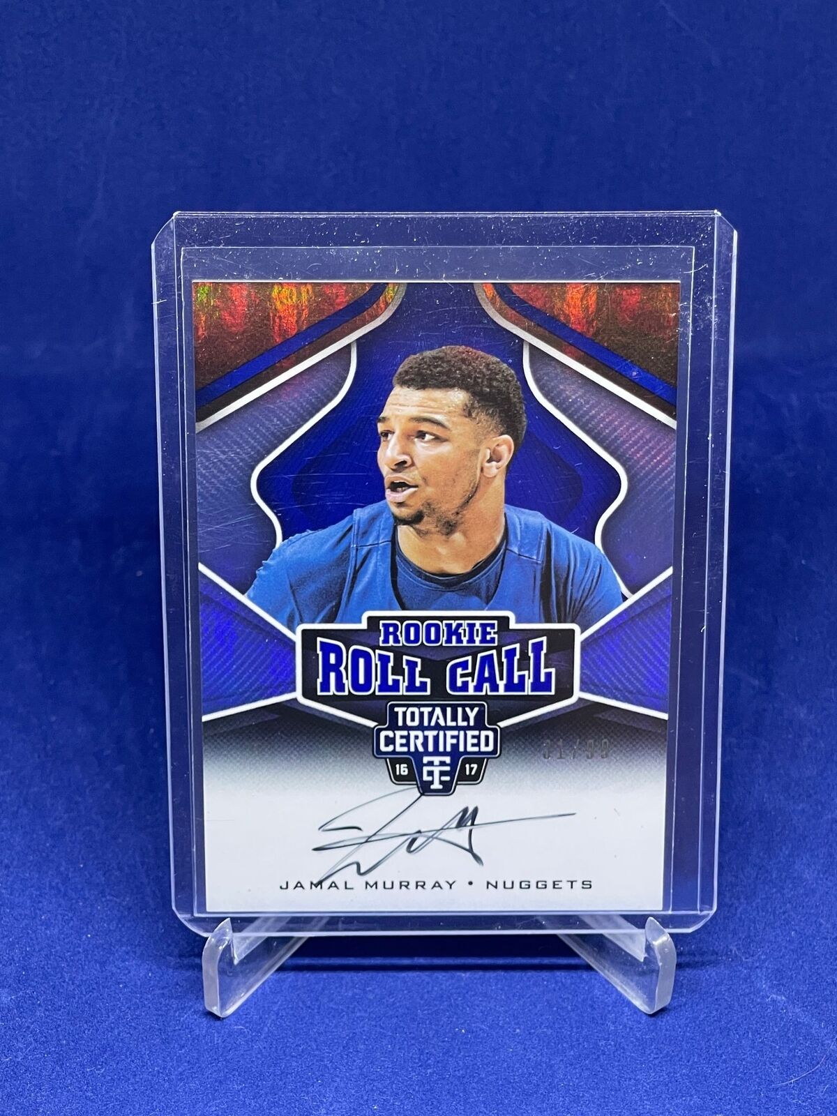 JAMAL MURRAY 2016-17 PANINI TOTALLY CERTIFIED ROOKIE ROLL CALL AUTO RC #D 31/99