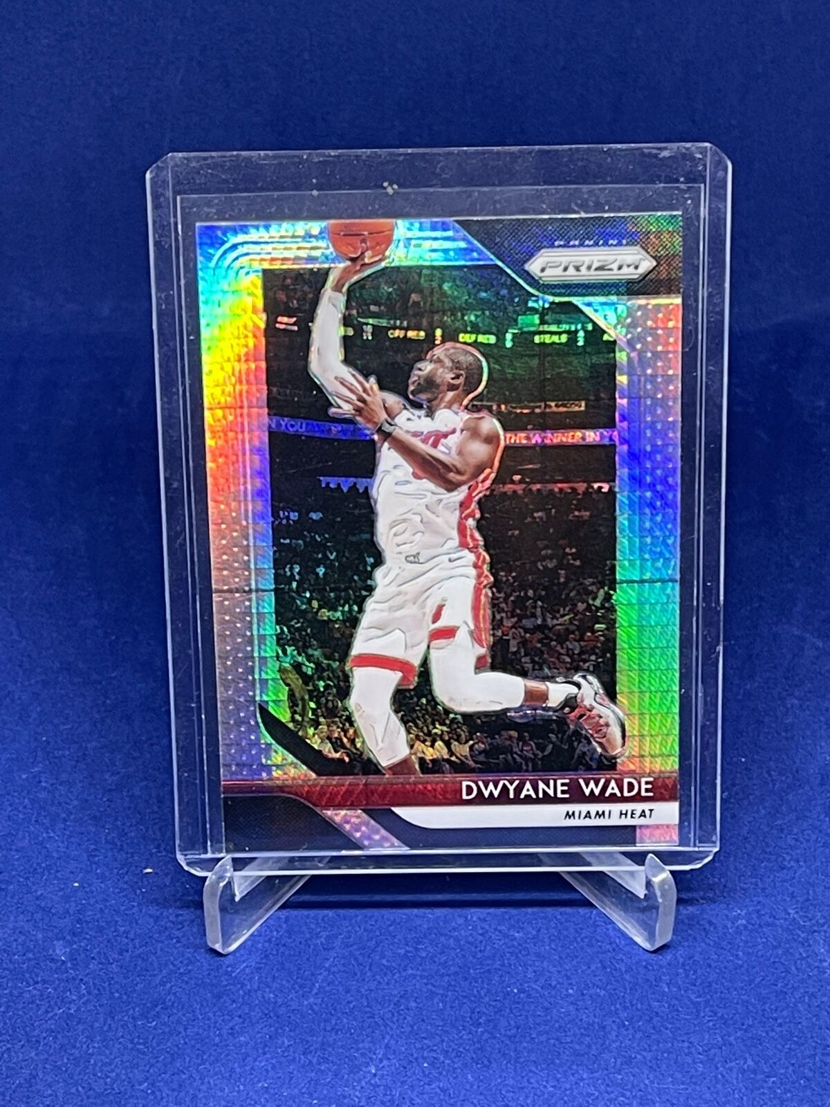 DWYANE WADE 2018-19 PANINI PRIZM HYPER PRIZM #206