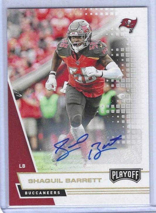 SHAQUIL BARRETT 2020 PANINI PLAYOFF AUTO #132