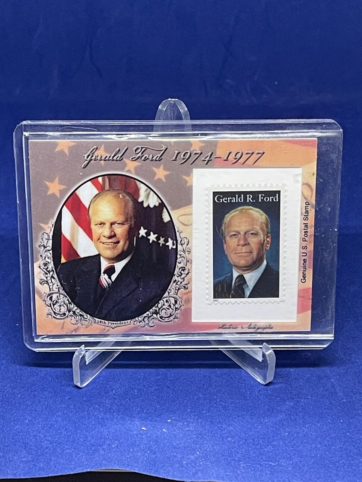 GERALD R FORD 2018 HISTORIC AUTOGRAPH COMPANY STAMP #D 7/17
