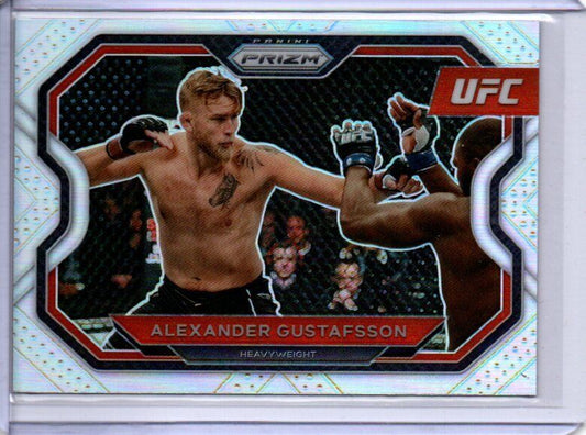 ALEXANDER GUSTAFSSON 2021 PANINI PRIZM UFC SILVER PRIZM #122