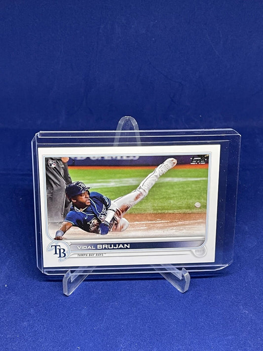 VIDAL BRUJAN 2022 TOPPS SERIES ONE ROOKIE RC SSP SHORT PRINT VARIATION #25