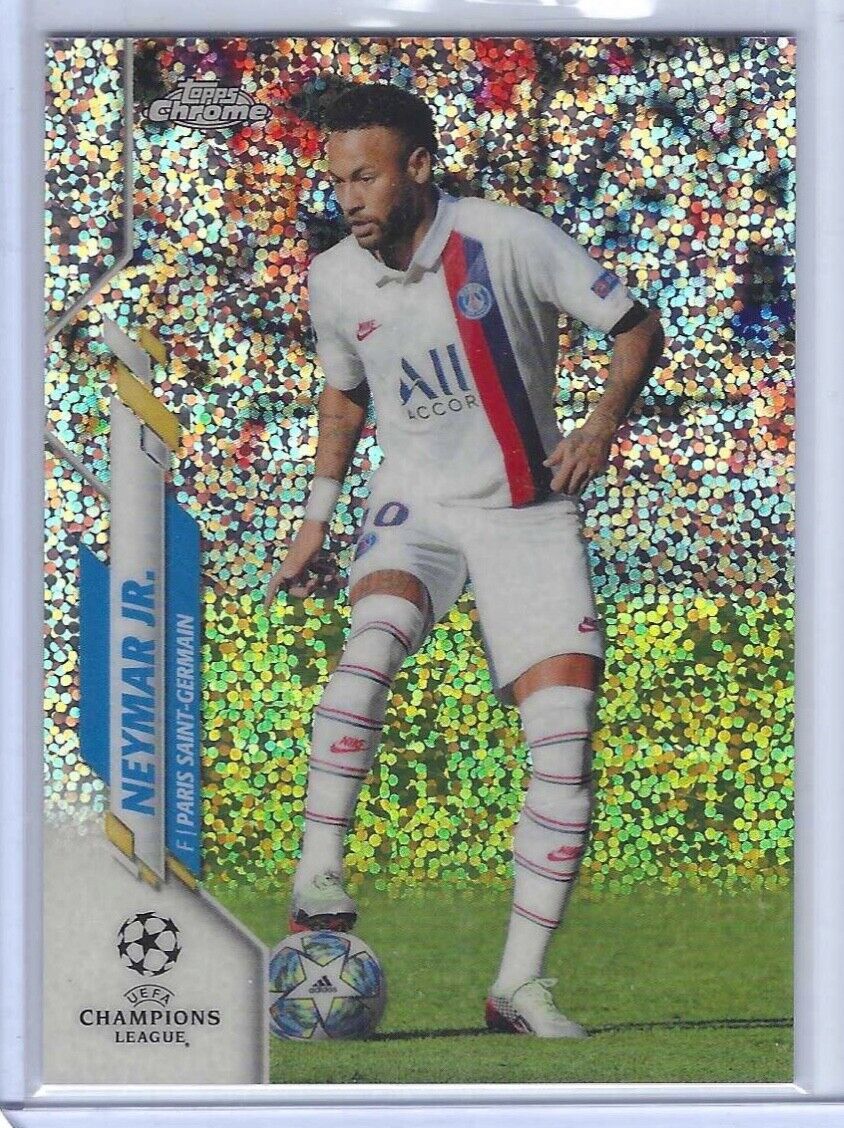 NEYMAR JR 2019-20 TOPPS CHROME UEFA SPECKLE REFRACTOR #95