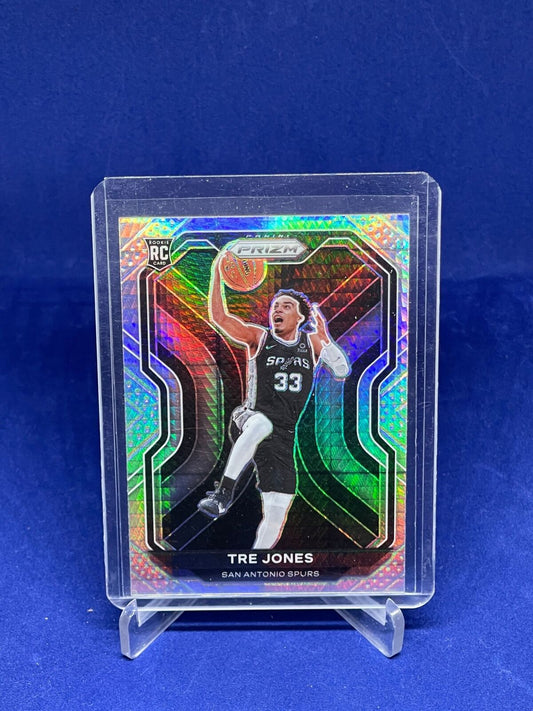 TRE JONES 2020-21 PANINI PRIZM HYPER PRIZM ROOKIE RC #291