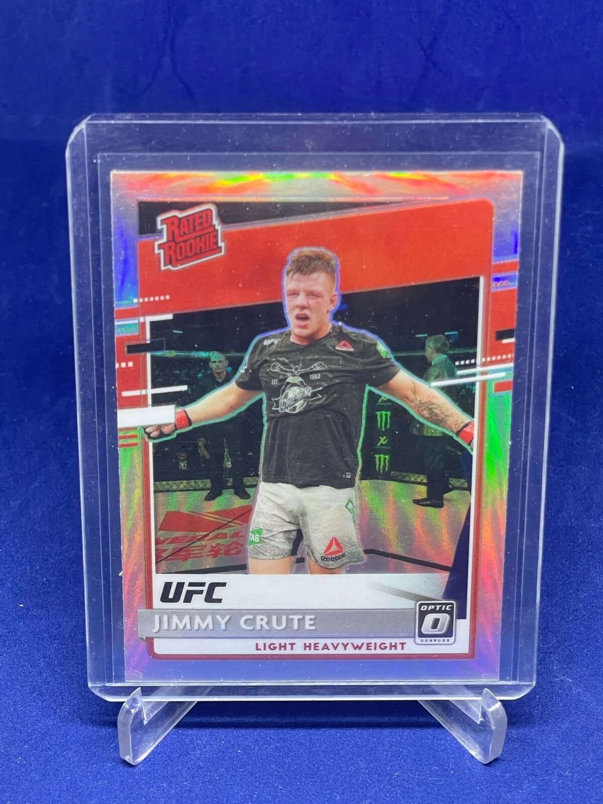 JIMMY CRUTE 2021 PANINI DONRUSS OPTIC SILVER PRIZM HOLO ROOKIE RC #207